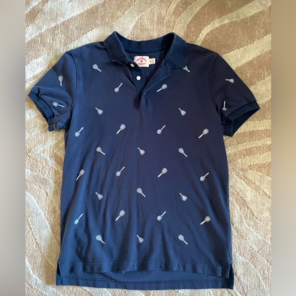Brooks Brothers Tennis Racket Polo Shirt